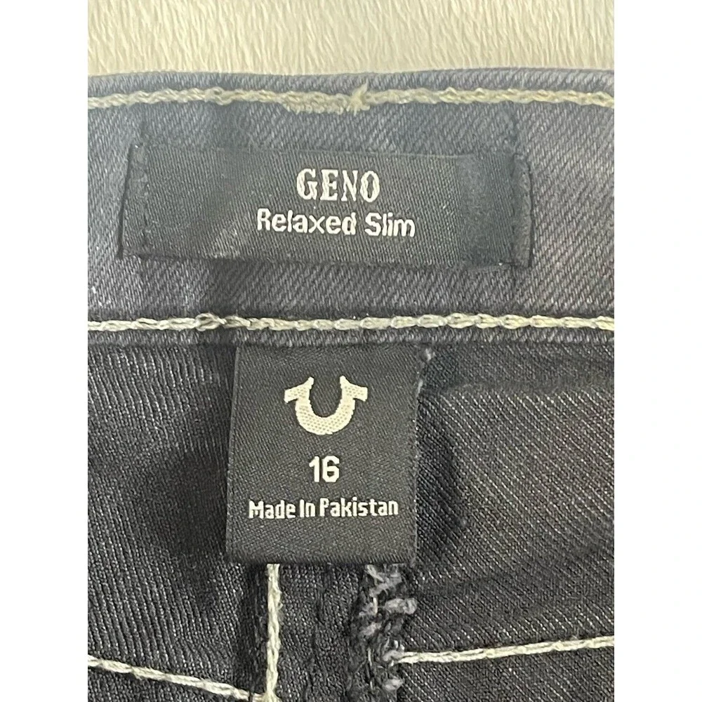 True Religion Geno Relaxed Slim Black Fade/Dark Gray Jeans